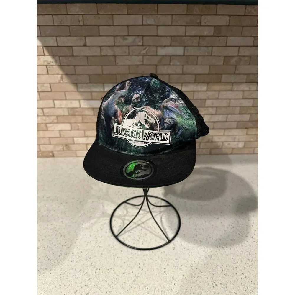 Jurassic World Youth (4-8Y) Snapback Cap Dinosaur Hat GUC‎ #34